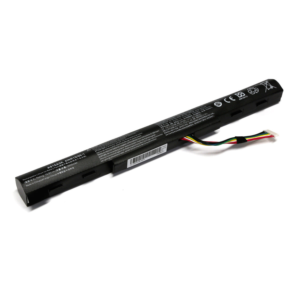 BATTERIE POUR PC PORTABLE ACER ASPIRE E5-475 / E5-475G / E5-476 / E5-476G / E5-523 / E5-523G - 14.6V 2600mAh