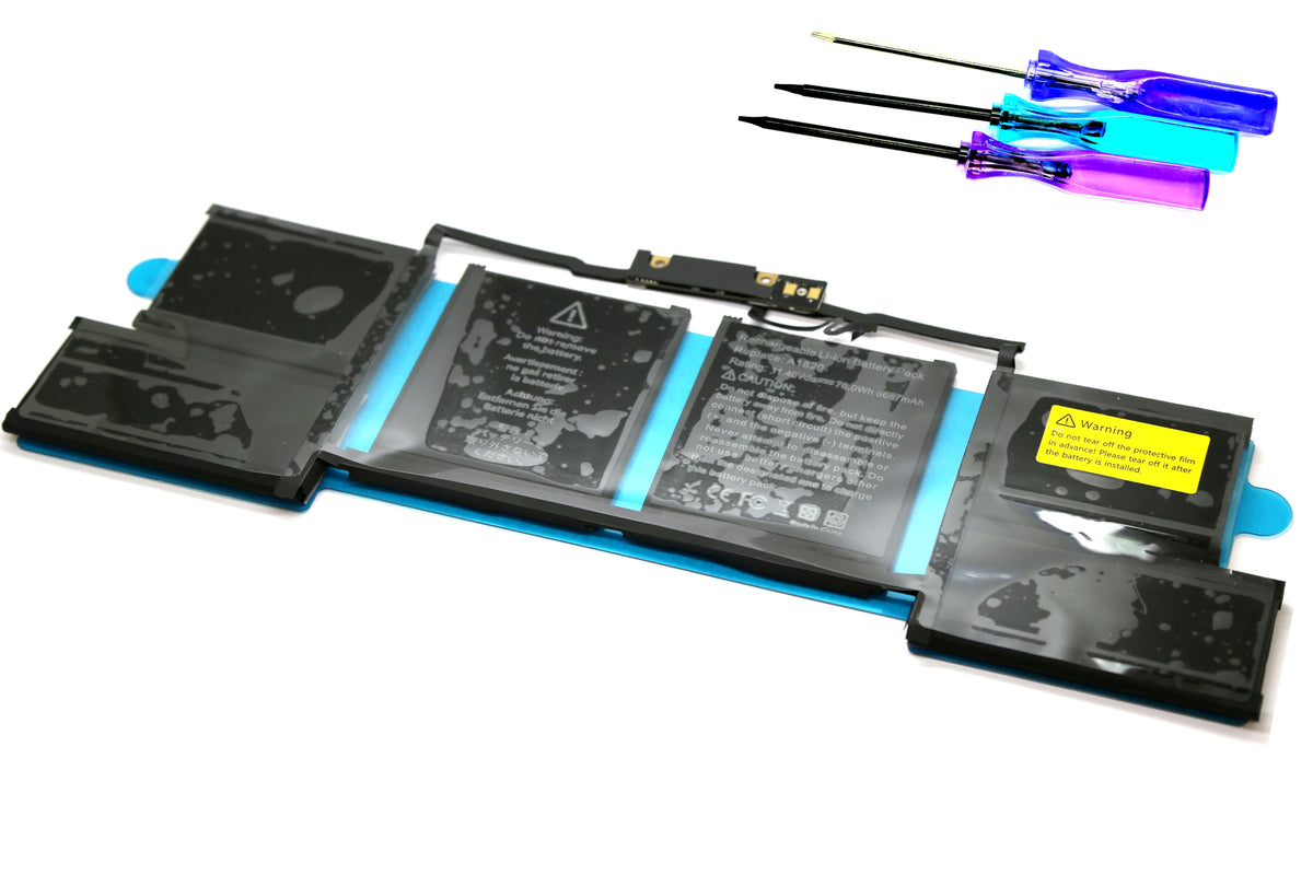 BATTERIE POUR APPLE MACBOOK PRO 15" TOUCH A1820 / A1707 - MLH42CH/A, MLH32CH/A, MLW72CH/A, MLW82CH/A, 020-01728  - 11.4V 76Wh