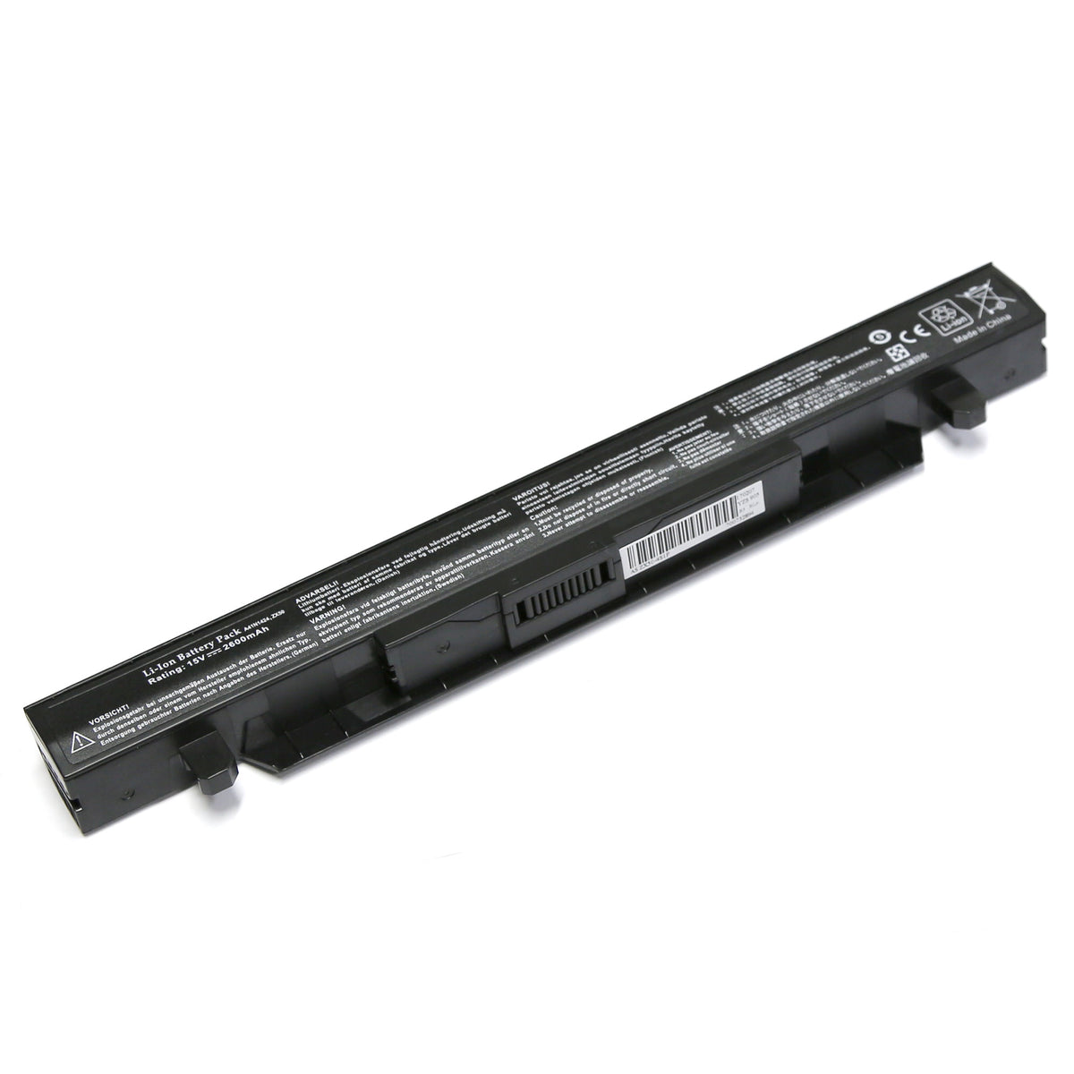BATTERIE POUR PC PORTABLE ASUS ROG G552VX / GL552 / GL552J / GL552JW / GL552JX - A41N1424 / A41LK5H - 15V 2600mAh-1