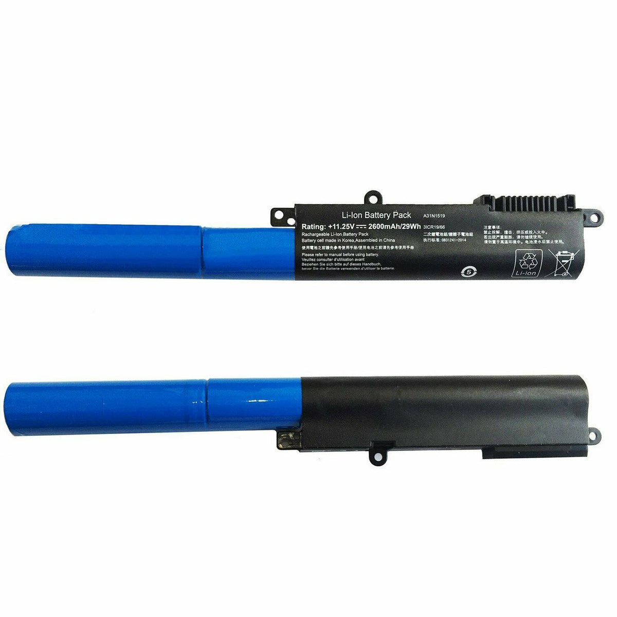 BATTERIE POUR PC PORTABLE ASUS A540L / A540LA / A540UP / D540SA / F540LA / F540LJ - A31N1519 / A32N1519 - 11.25V 2600mAh