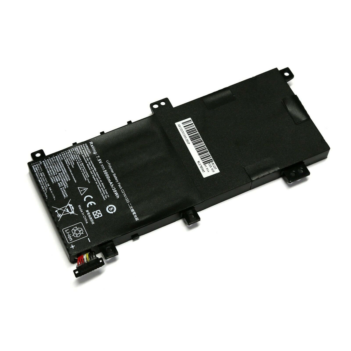 BATTERIE POUR PC PORTABLE ASUS TRANSFORMER BOOK FLIP TP550L / TP550LA / TP550LD / TP550LJ / TP550 - C21N1333 - 7.5V 5000mAh
