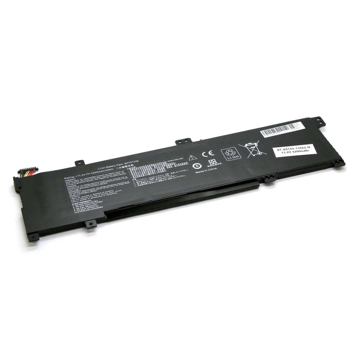 BATTERIE POUR PC PORTABLE ASUS VIVOBOOK A501L / A501LB / A501LX / K501LB / K501LX - B31N1429 - 11.4V 4200mAh