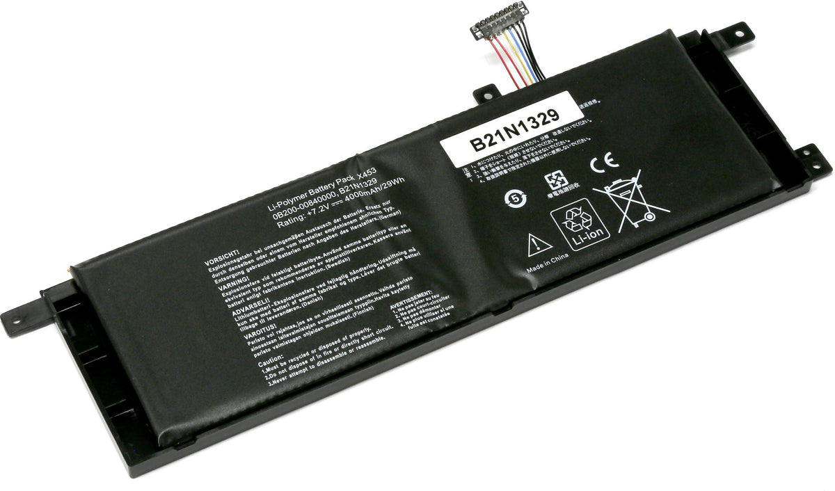 BATTERIE POUR PC PORTABLE ASUS D553M / F453 / F453MA / F553M / F553MA - B21N1329 - 7.2V 4000mAh-1