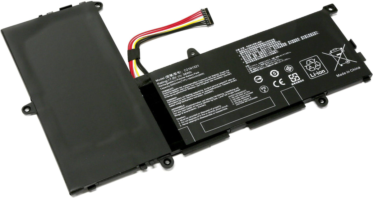 BATTERIE POUR PC PORTABLE ASUS VIVOBOOK R209HA / E200HA - C21N1521 - 7.6V 4840mAh-1