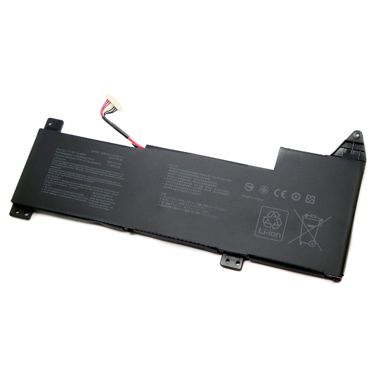 BATTERIE POUR PC PORTABLE ASUS VIVOBOOK 15 A505BA / A505ZA / R504BA / R504BP - B31N1723 - 11.4V 4240mAh