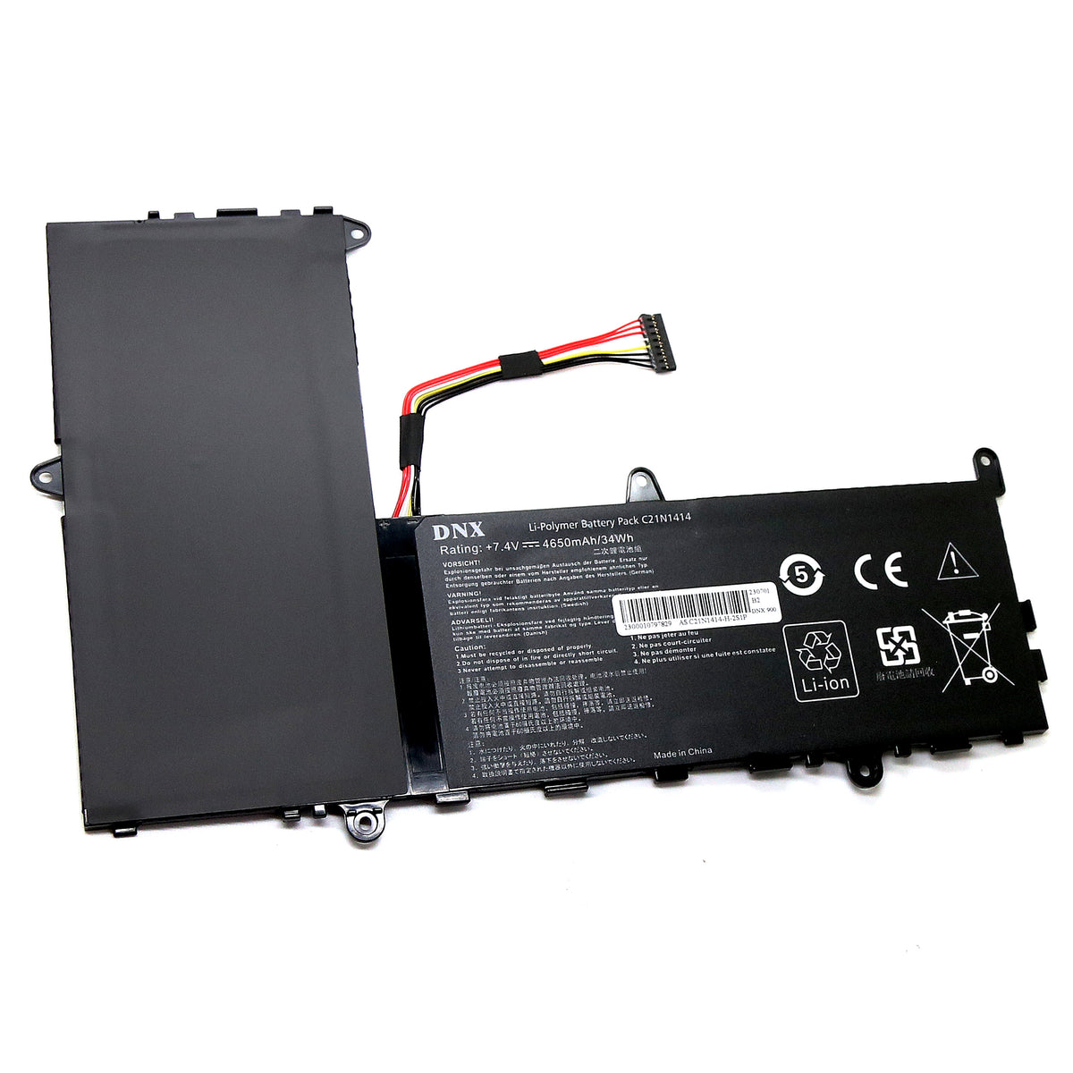 BATTERIE POUR PC PORTABLE ASUS EeeBook F205TA / X205 / X205T / X205TA - C21N1414 - 7.4V 4650mAh-1