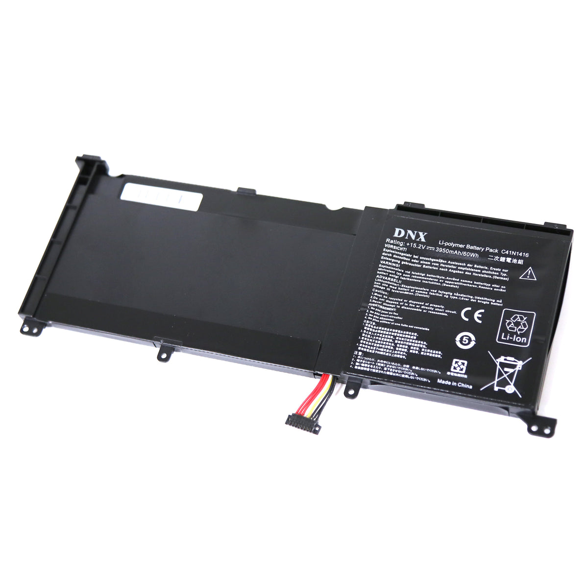 BATTERIE POUR PC PORTABLE ASUS ZENBOOK G501 / G601J / N501 / N501JW / N501L  - C41N1416 - 15.2V 3950mAh-1