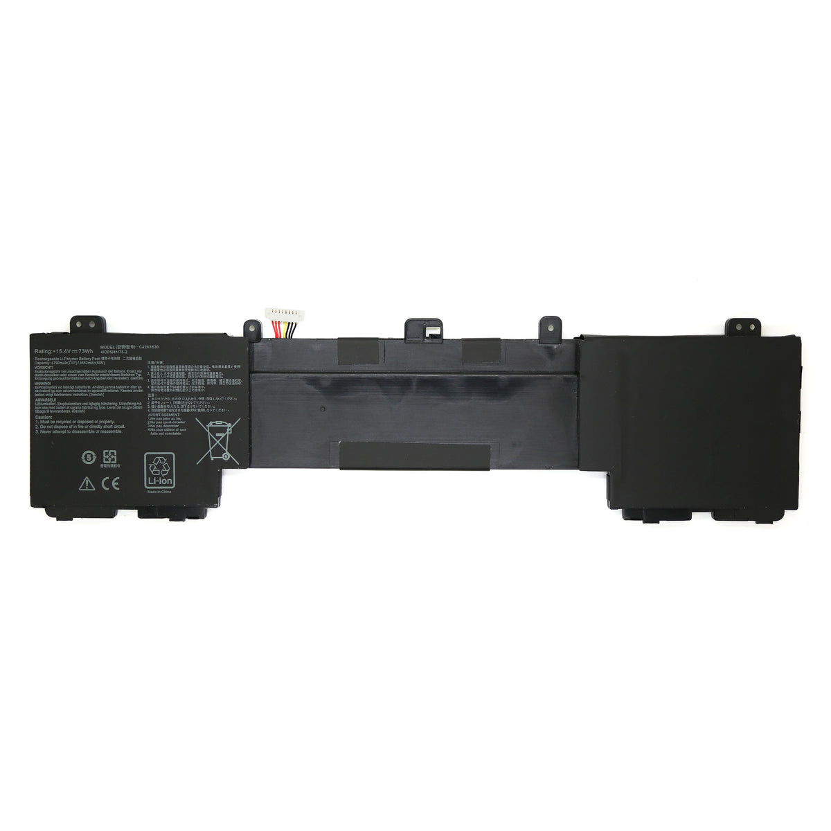 BATTERIE POUR PC PORTABLE ASUS ZenBook Pro UX550 / UX550VD / UX550VE - C42N1630 - 15.4V 4790mAh-1