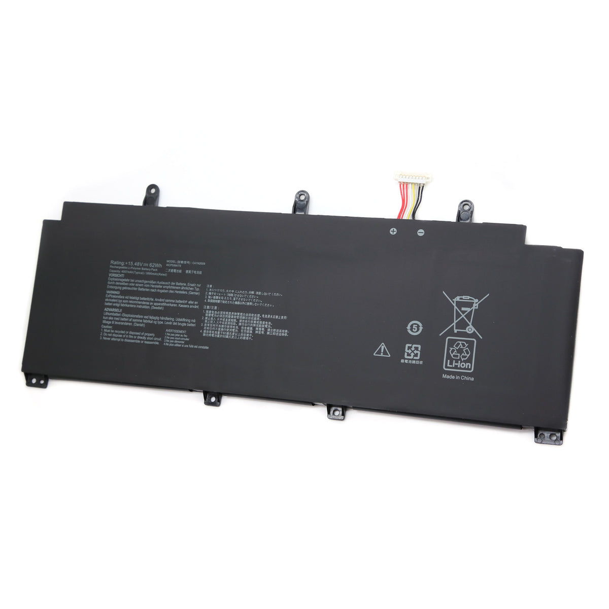 BATTERIE POUR PC PORTABLE ASUS ROG Flow X13 GV301 / GV301Q / GV301QC / GV301QE - C41N2009 - 15.48V 62Wh-1
