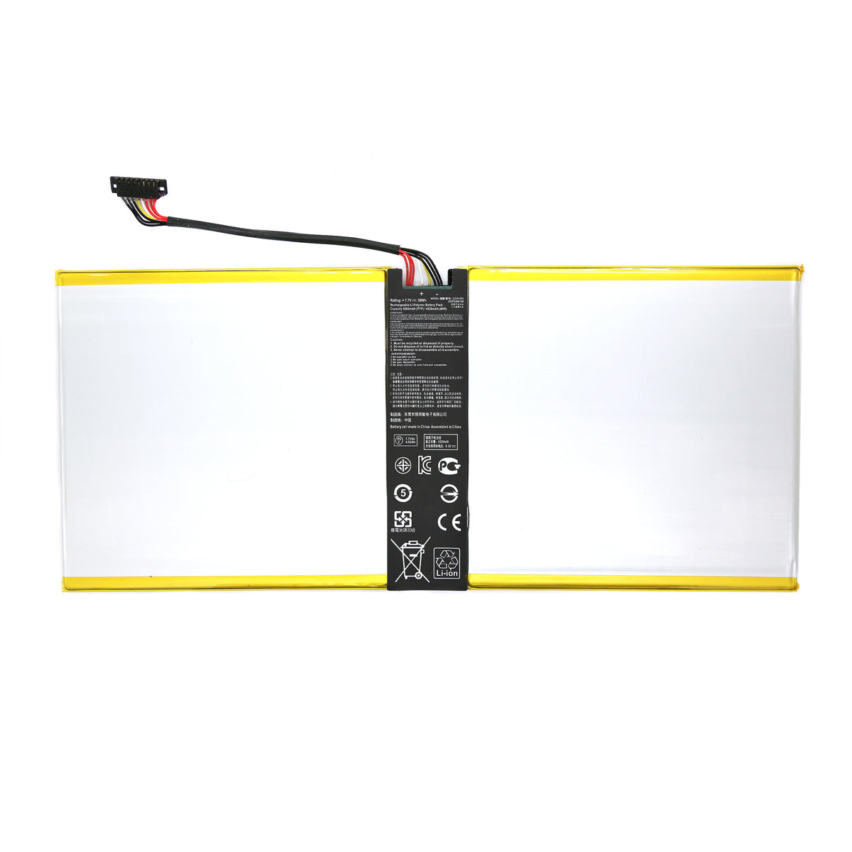 BATTERIE POUR PC PORTABLE ASUS TRANSFORMER 3 PRO T303UA  - C21N1603 - 7.7V 39Wh