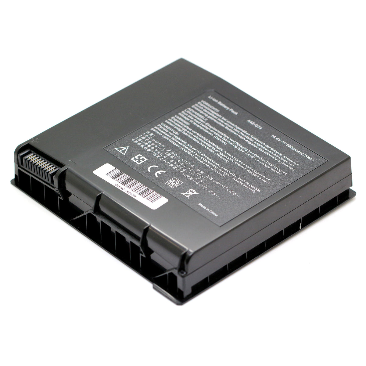 BATTERIE POUR PC PORTABLE ASUS G74 / G74J / G74JH / G74JH-A1 / G74S / G74S-XR1 / G74SW - A42-G74 - 14.4V 5200mAh