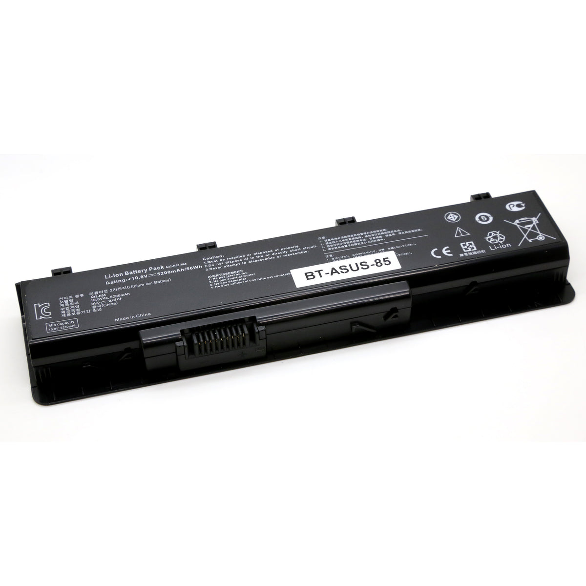 BATTERIE POUR PC PORTABLE ASUS N45 / N45E / N45S / N45SF / N45SL / N55 - A32-N55 - 11.1V 5200mAh-1