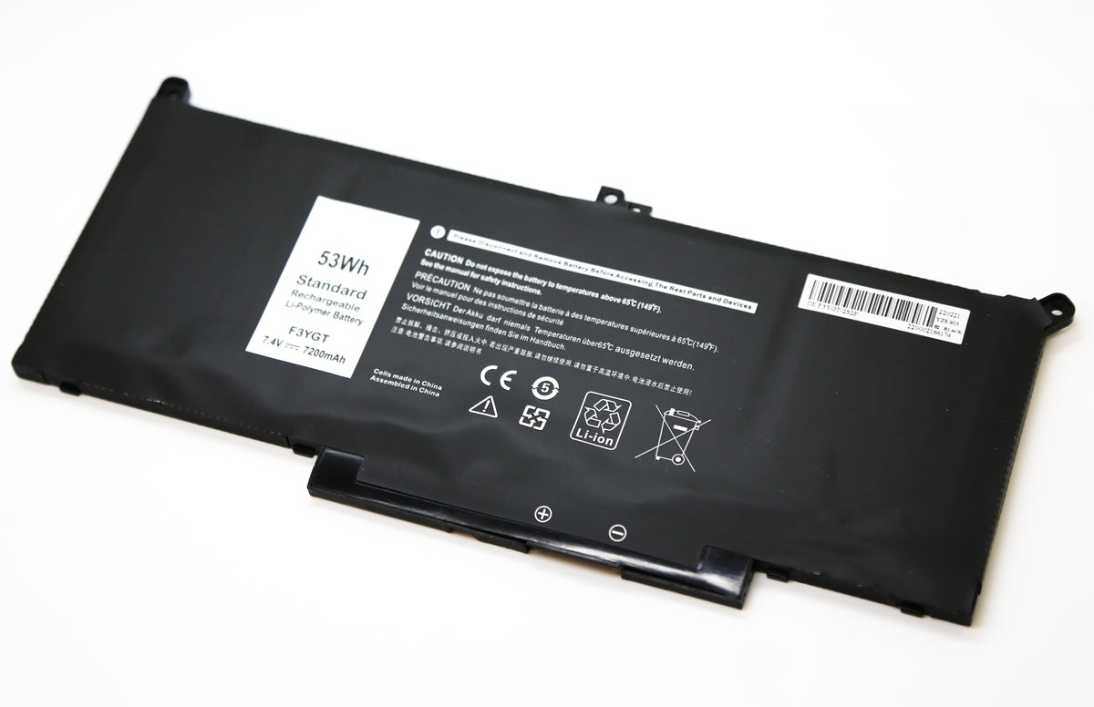 BATTERIE POUR PC PORTABLE DELL LATITUDE 7280 / 7290 / 7380 / 7390 / 7480 / 7490 - PF3YGT / DM3WC - 7.4V 7200mAh