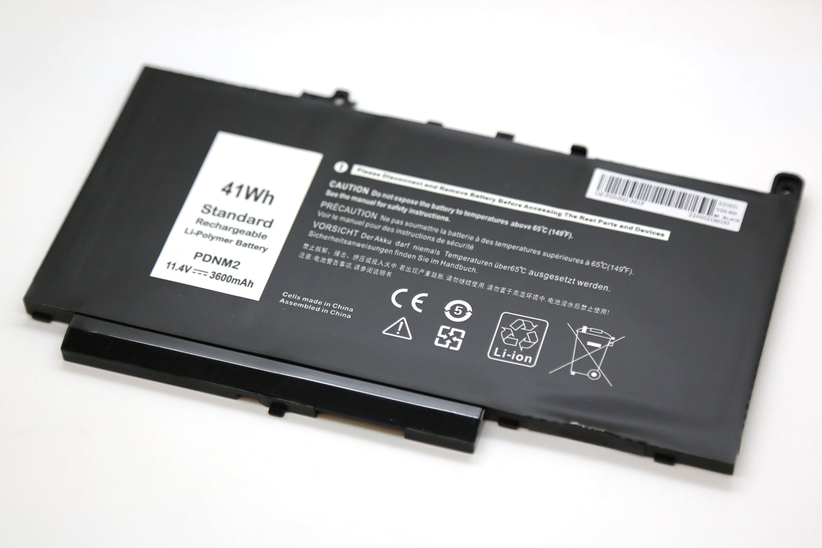 BATTERIE POUR PC PORTABLE DELL LATITUDE E7270 / E7470 - PDNM2 / 0F1KTM - 11.4V 3600mAh