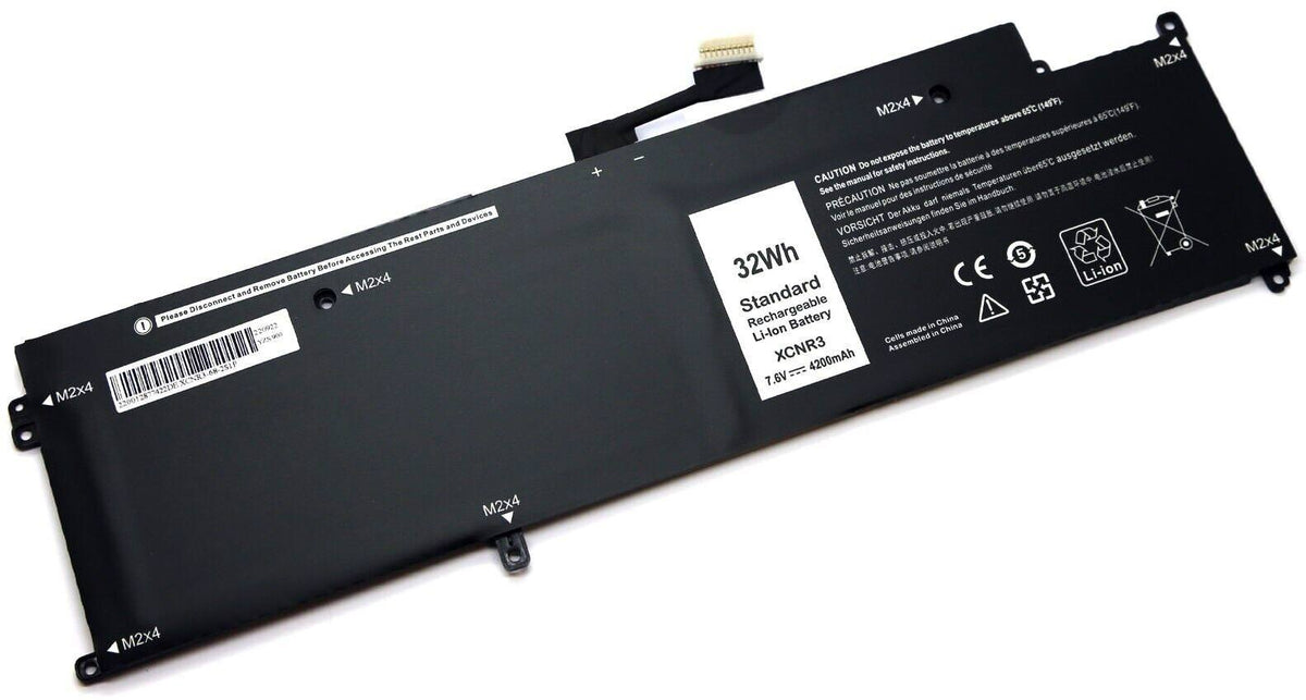 BATTERIE POUR PC PORTABLE DELL LATITUDE 13 7370 / E7370 - XCNR3 / WY7CG - 7.6V 4200mAh