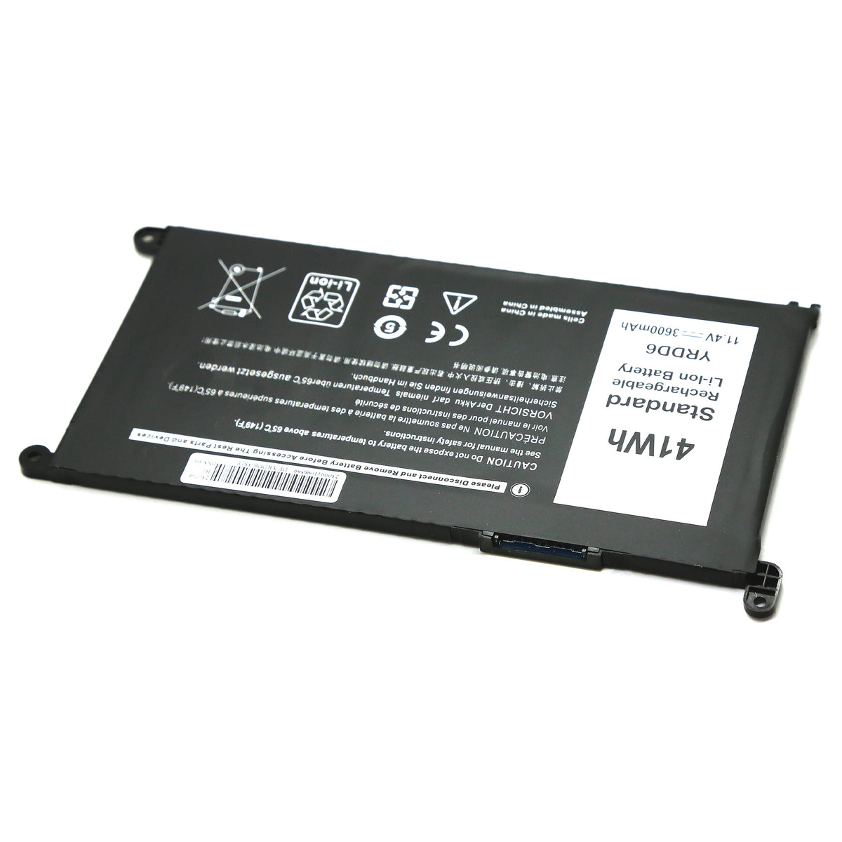 BATTERIE POUR PC PORTABLE DELL INSPIRON 14 5490 / 5491 / 5493 / 5498 - YRDD6 - 11.4V 3600mAh
