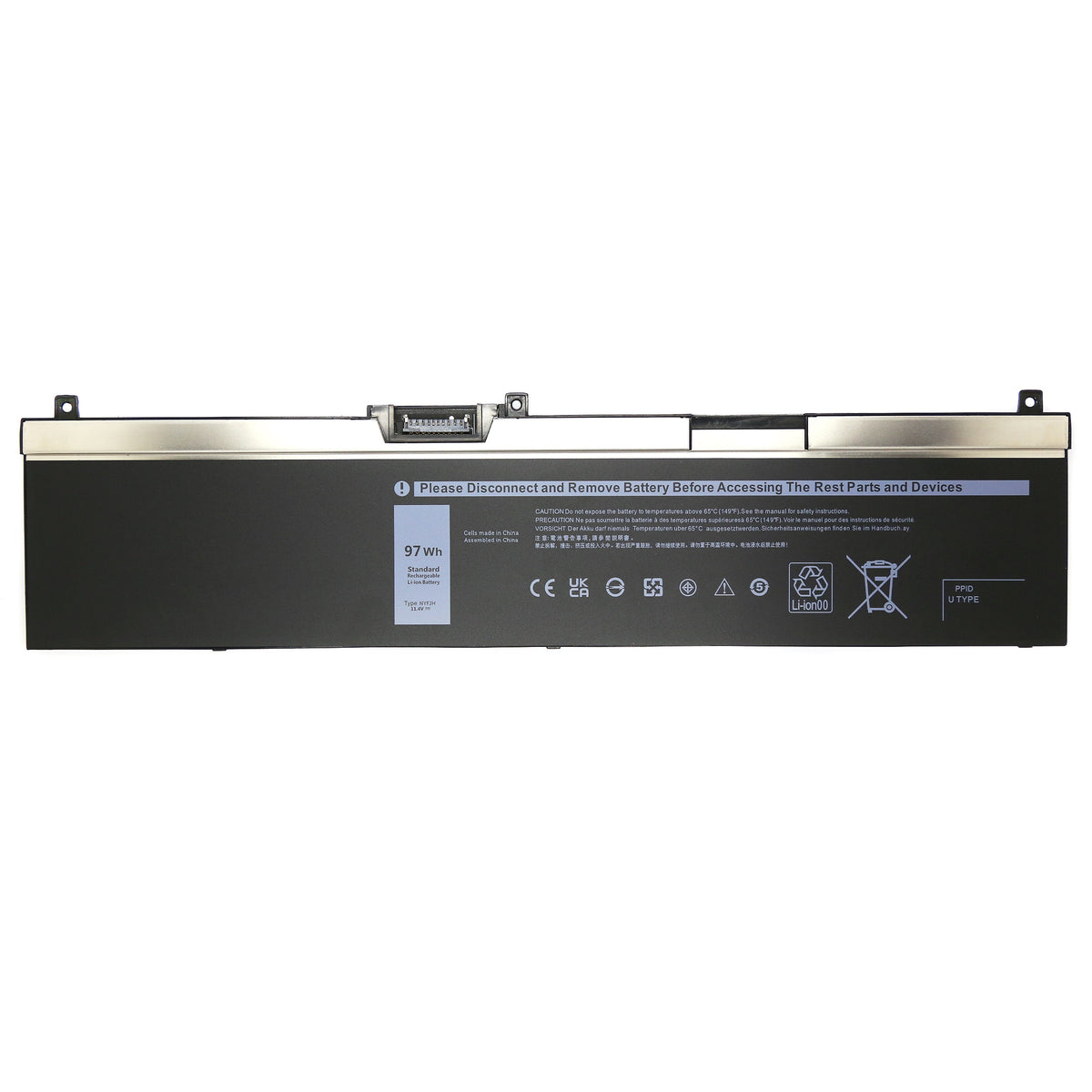 BATTERIE POUR PC PORTABLE DELL PRECISION 7330 / 7540 / 7530- 5TF10 - 7.6V 64Wh