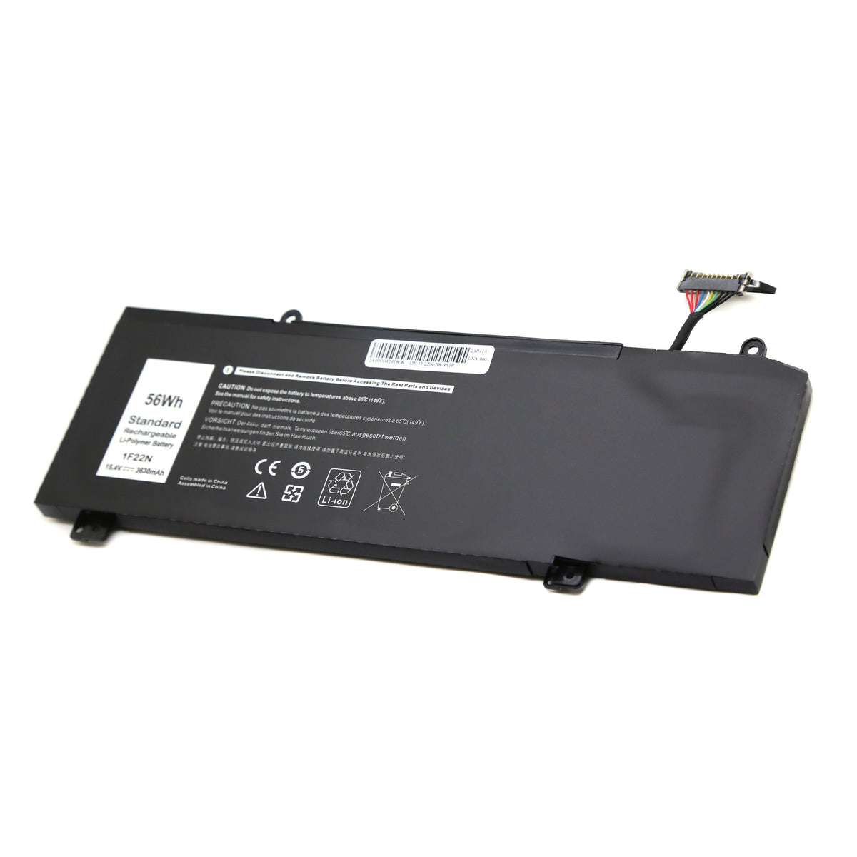 BATTERIE POUR PC PORTABLE DELL G5 15 5590 / DELL G7 7590 / 7790 - 1F22N - 15.4V 3630mAh
