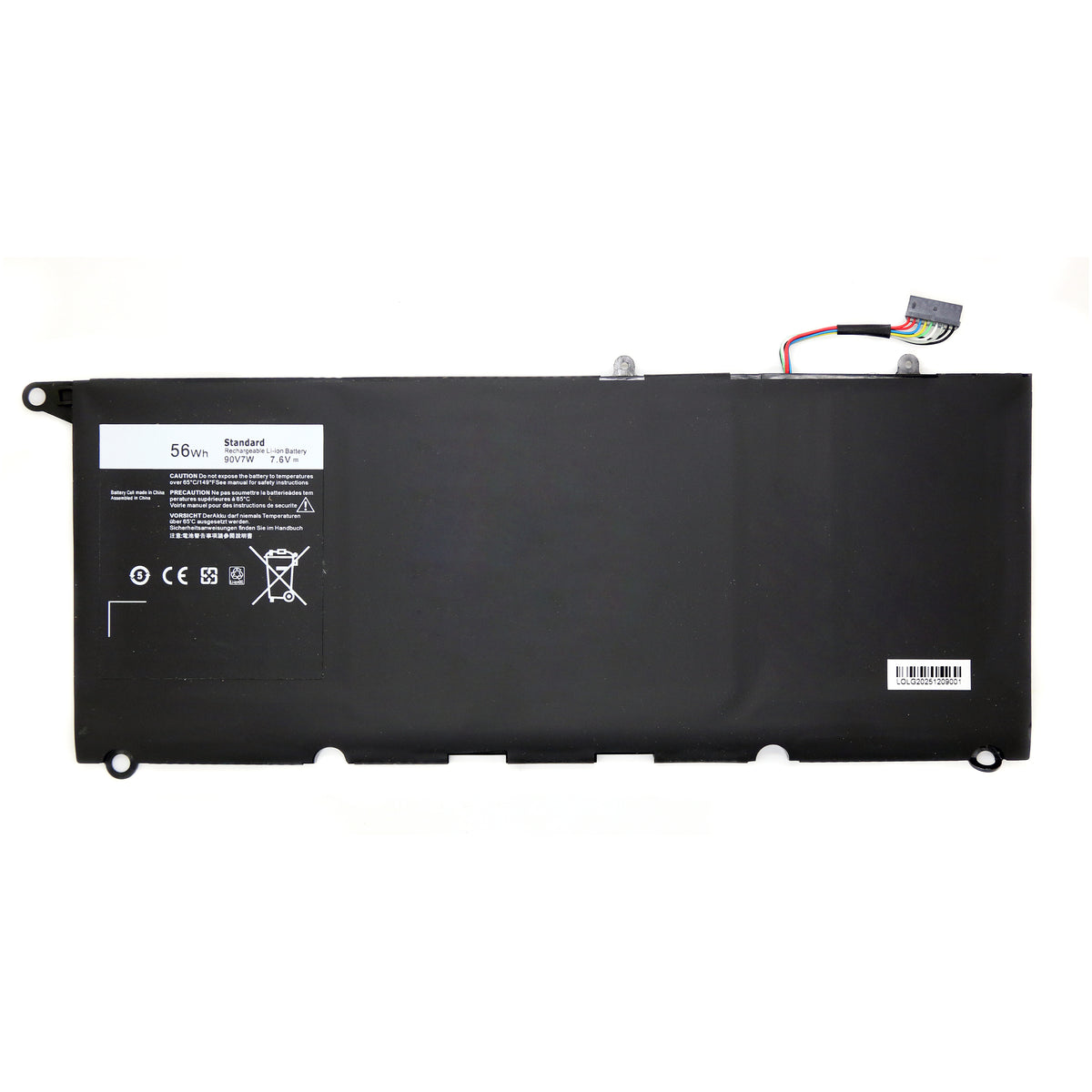 BATTERIE POUR PC PORTABLE DELL XPS 13 9343 / 9350 – 90V7W – 7.6V 56Wh-1