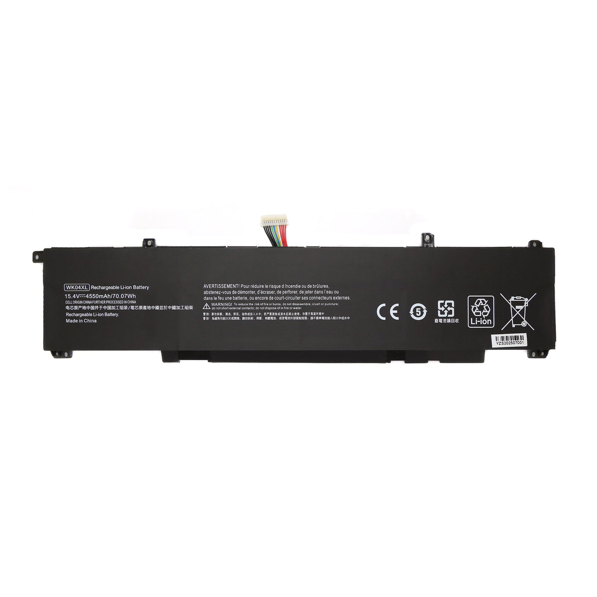 BATTERIE POUR PC PORTABLE HP OMEN 16-B / 16-C / 16-N - HP Victus 15-FA / 15-FB / 16-D / 16-E – WK04XL – 15.4V 4550mAh