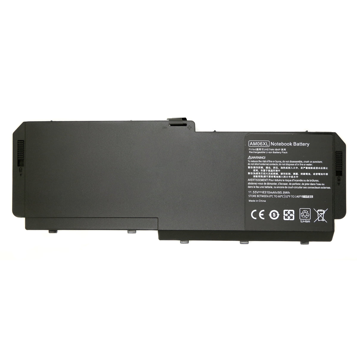 BATTERIE POUR PC PORTABLE HP ZBook 17 G5 – AM06XL – 11.55V 8310mAh-1