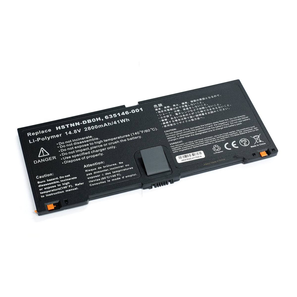 BATTERIE POUR PC PORTABLE HP PROBOOK 640 G0 / 640 G1 / 645 G0 / 645 G1 / 645 G2 / 650 G0 / 650 G1 - CA06 / CA06XL / CA09 - 10.8V 5200mAh
