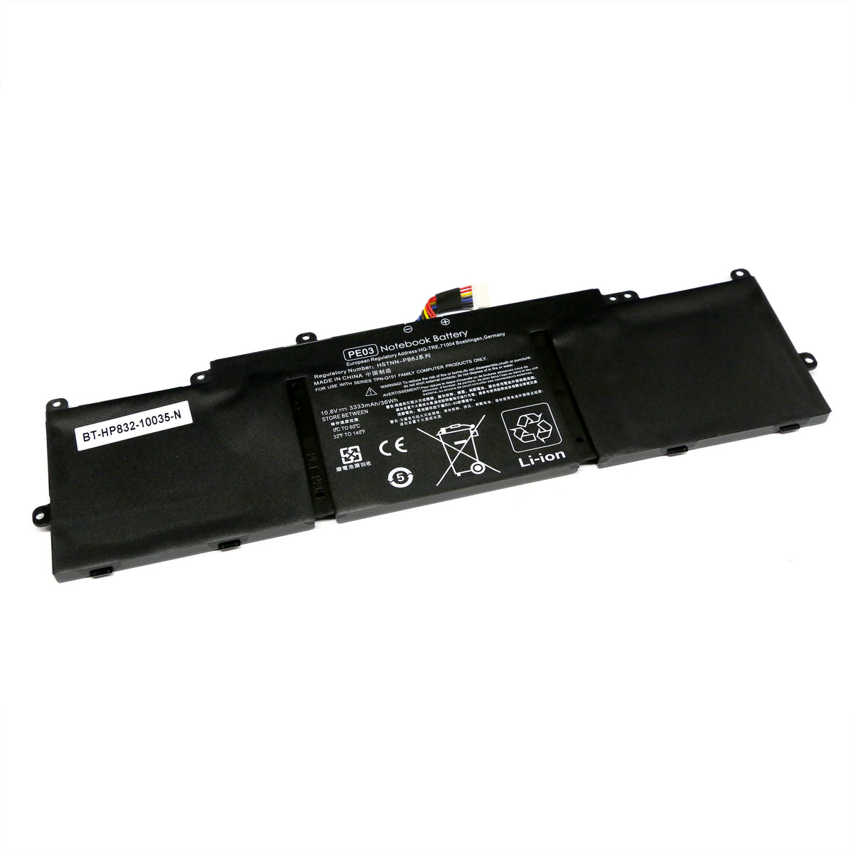 BATTERIE POUR PC PORTABLE HP CHROMEBOOK 11-2101TU / 11-2102TU / 11-2103TU / 11-2104TU - PE03 / PE03XL - 10.8V 36Wh