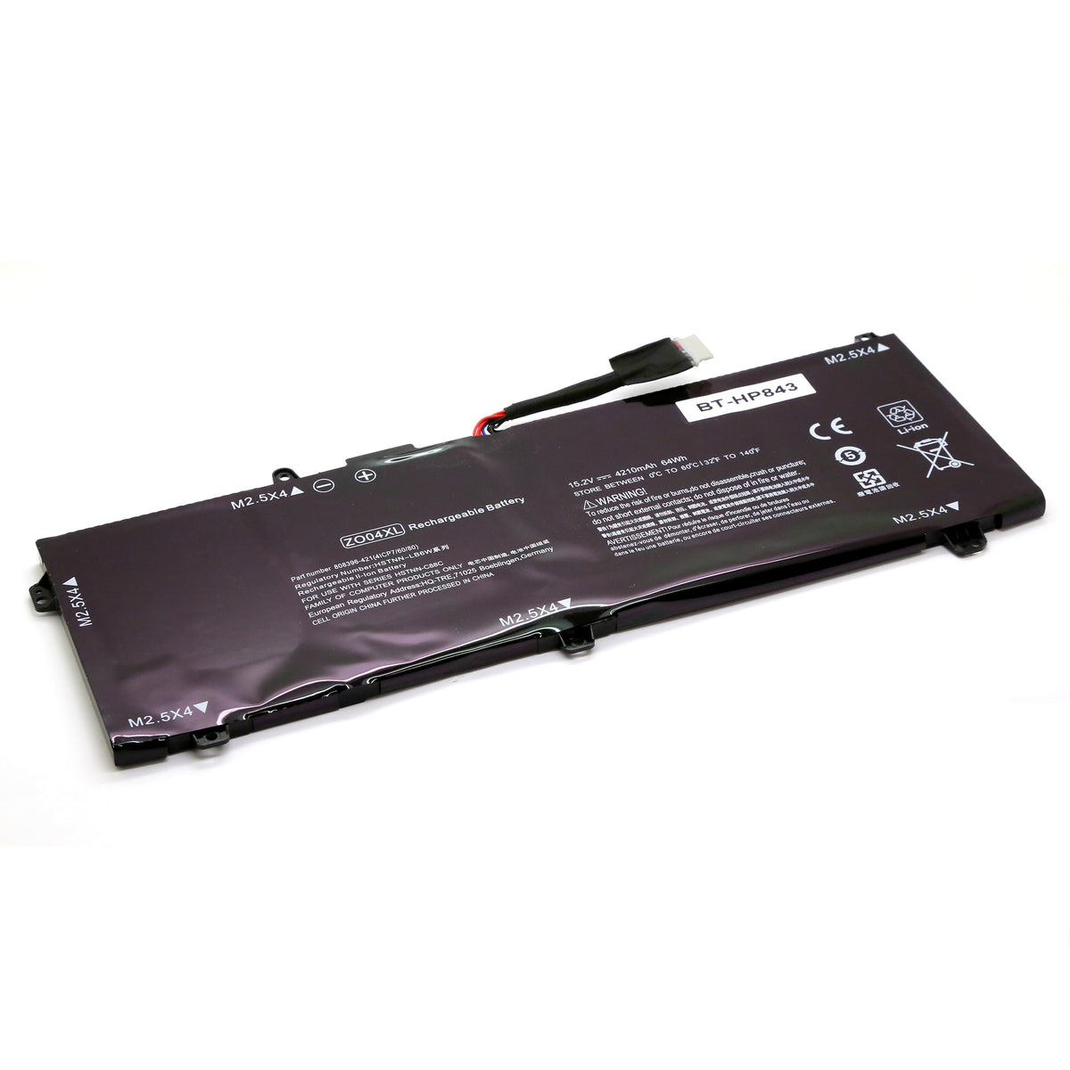 BATTERIE POUR PC PORTABLE HP ELITEBOOK 1050 G1 / ZBOOK STUDIO G3 / G4 - Z004XL / ZO04 / ZO04XL - 15.2V 4210mAh