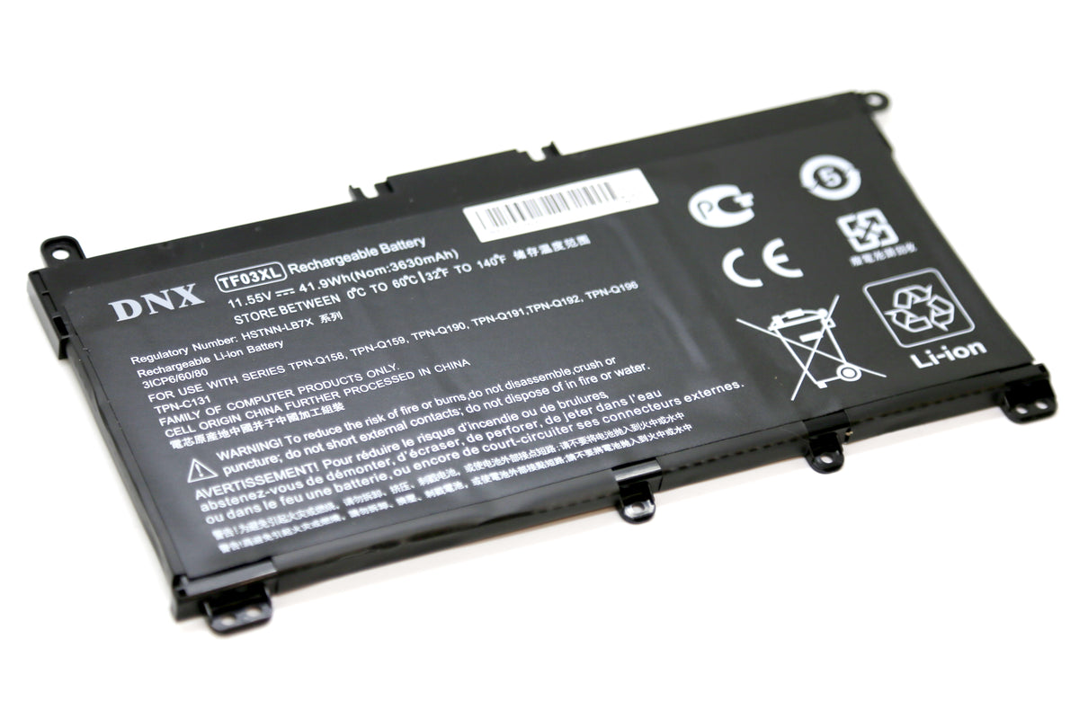 BATTERIE POUR PC PORTABLE HP PAVILION 15-CK000 / 15-CK000NB - TF03XL - 11.55V 3630mAh