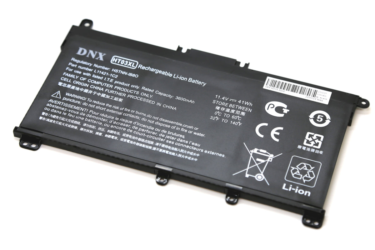 BATTERIE POUR PC PORTABLE HP 14-CE / 14-CF / 14-CK - HT03XL - 11.4V 3600mAh