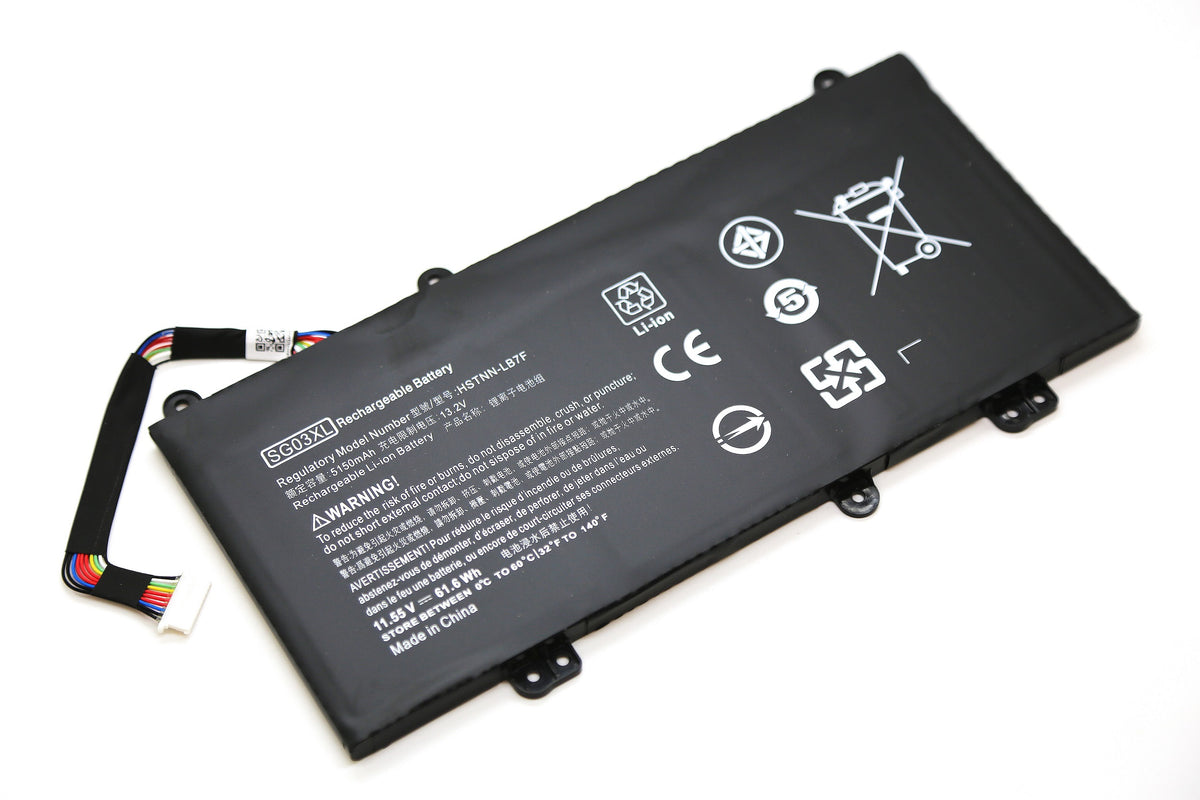 BATTERIE POUR PC PORTABLE HP ENVY 17-U000 / 17-U011NR / 17-U018CA - SG03XL / SGO3XL - 11.55V 5200mAh