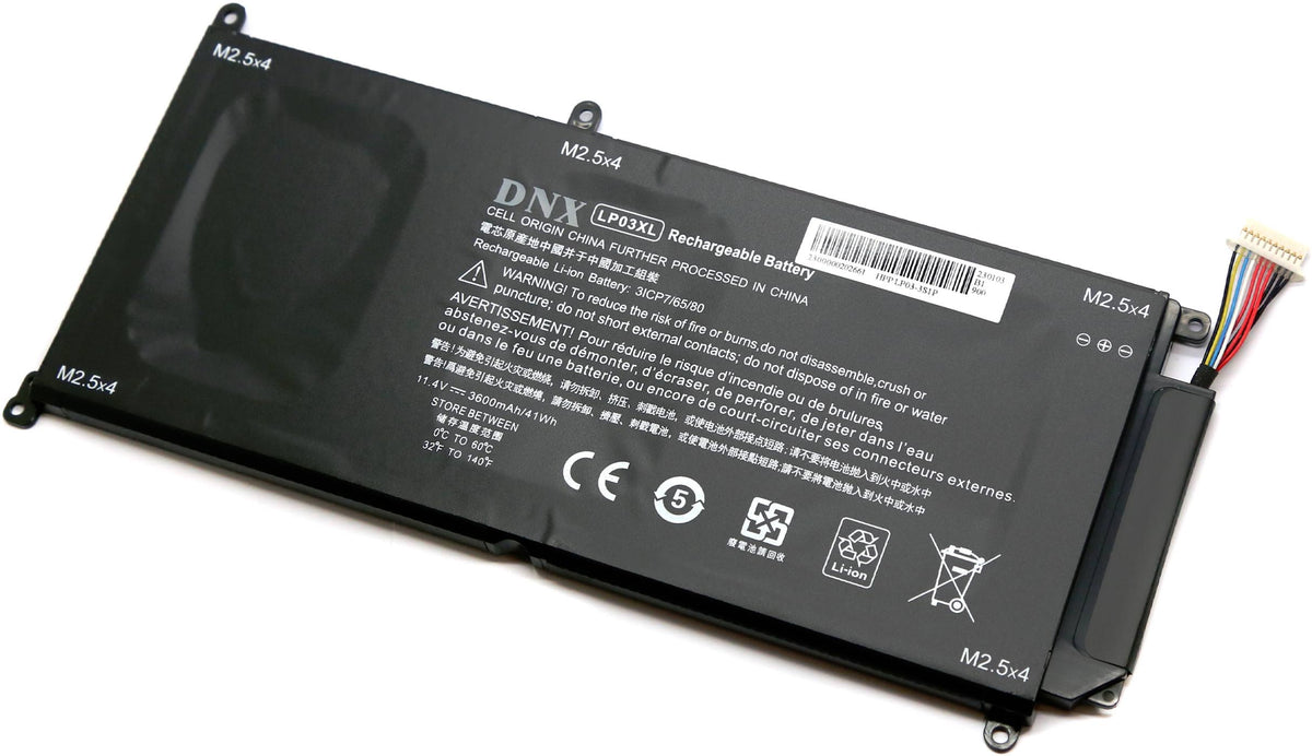 BATTERIE POUR PC PORTABLE HP ENVY 14-J000 - HP ENVY 15-AE000 - HP ENVY M6-P - LP03XL - 11.4V 3600mAh-1