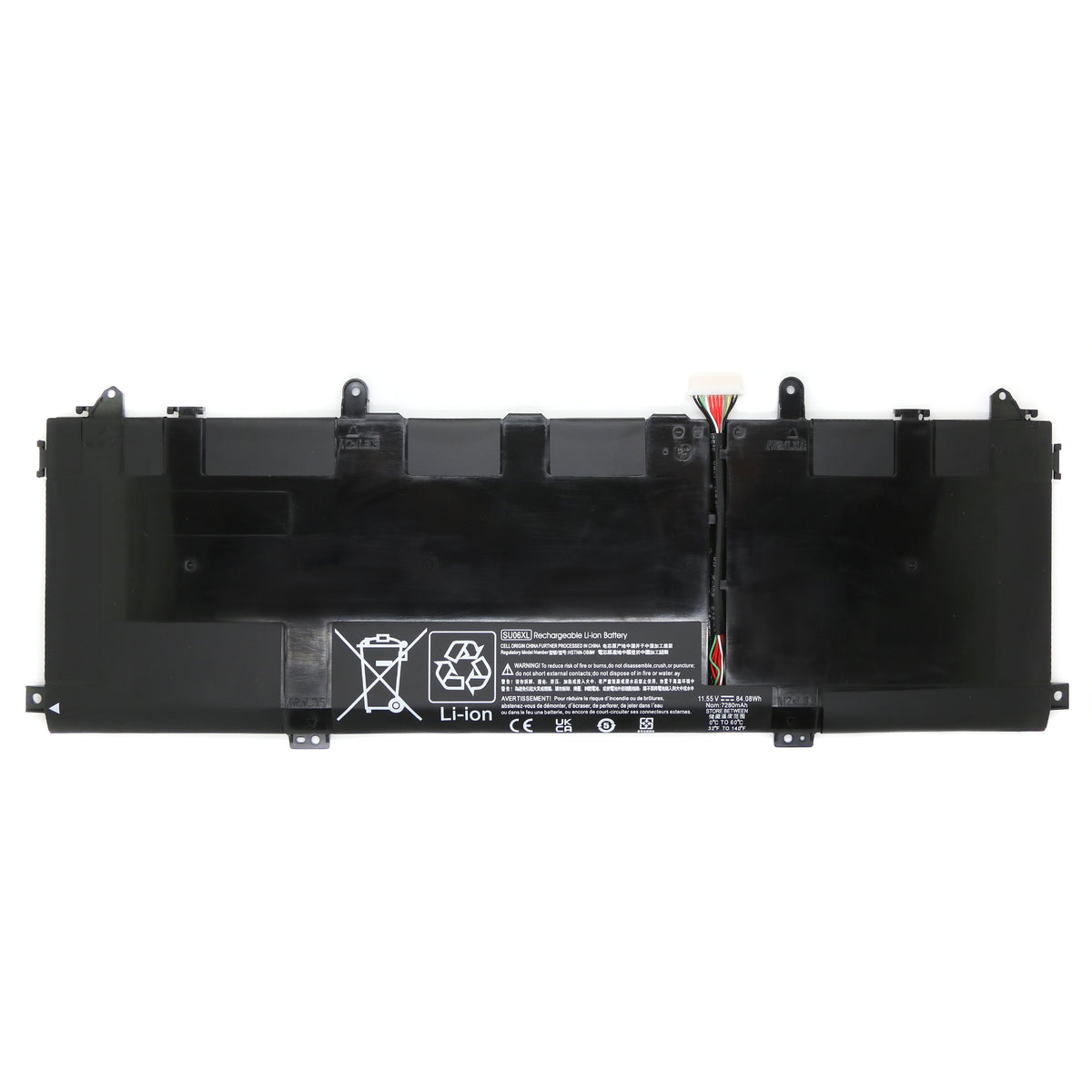 BATTERIE POUR PC PORTABLE HP SPECTRE X360 15-DF0000 / 15-DF0000NF - SU06XL - 11.55V 7280mAh