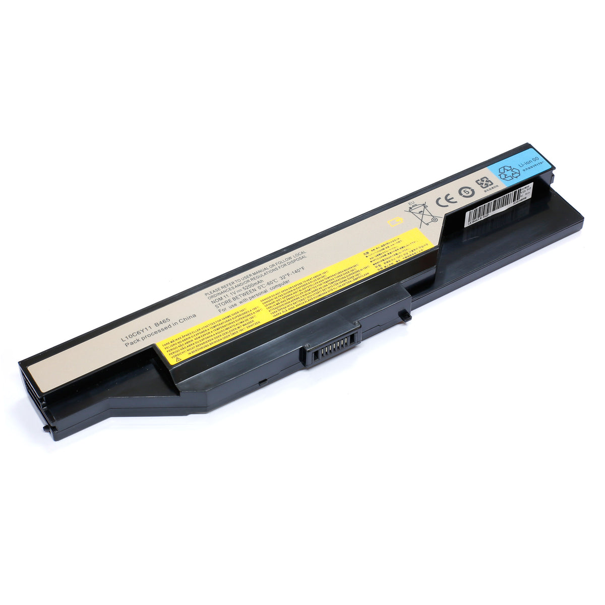 BATTERIE POUR PC PORTABLE LENOVO B465 / B465A / B465C / B465CA / B465G - L10C6Y11 / L10M6Y11 - 11.1V 5200mAh