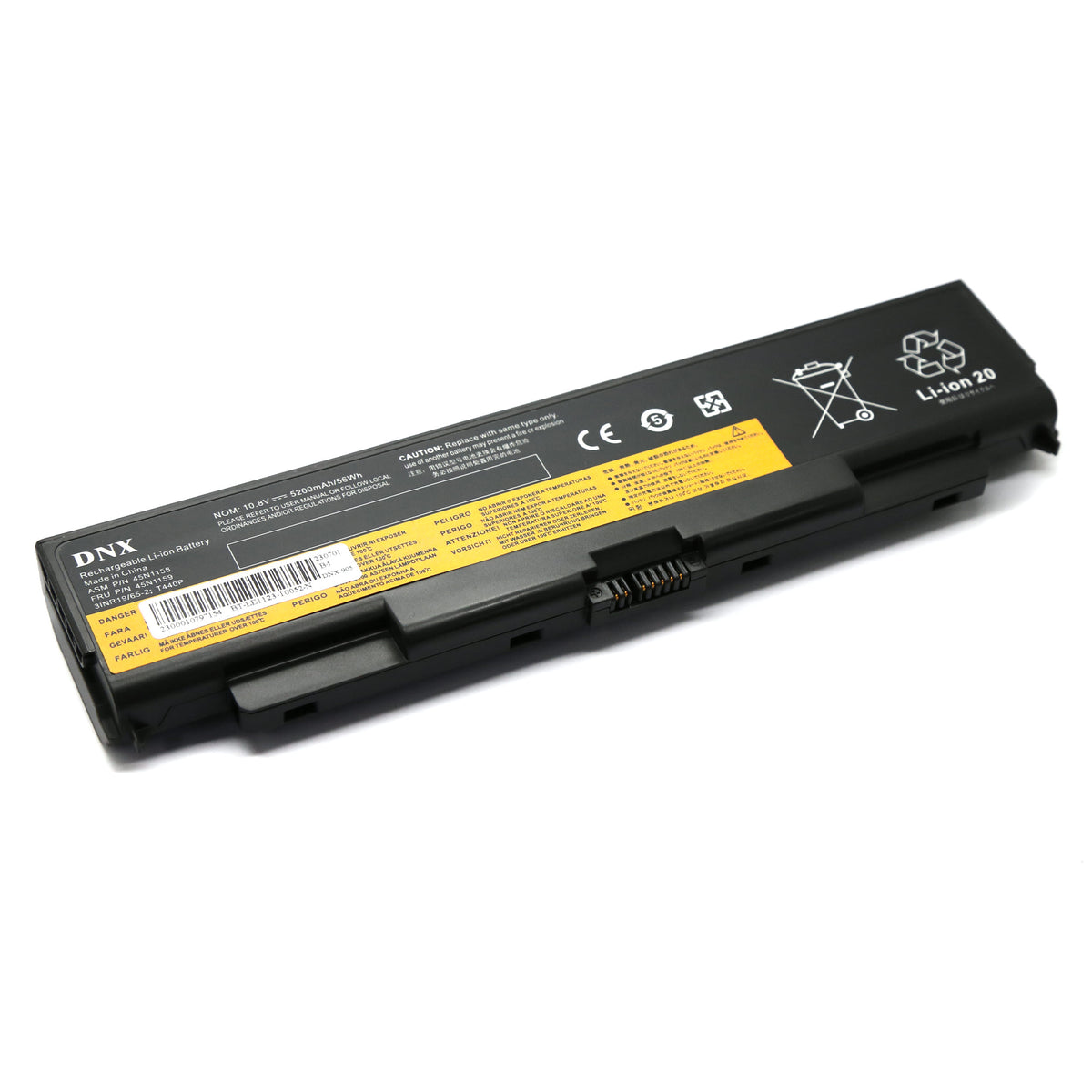 BATTERIE POUR PC PORTABLE LENOVO THINKPAD L440 / L540 - 45N1148 - 10.8V 5200mAh-1
