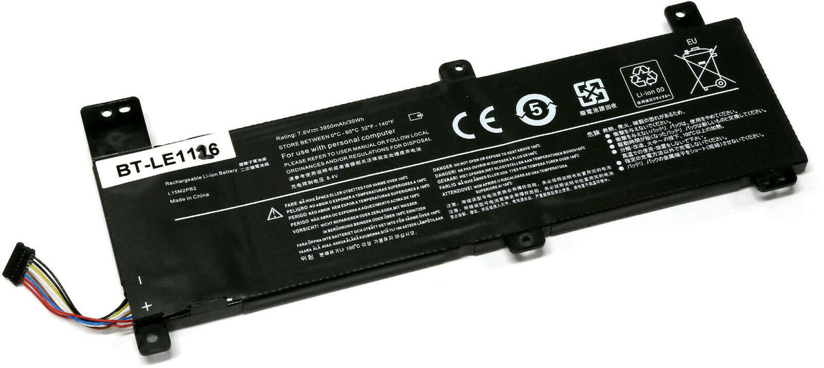 BATTERIE POUR PC PORTABLE LENOVO IDEAPAD 310-14IAP / 310-14IKB - L15M2PB2 - 7.6V 3950mAh