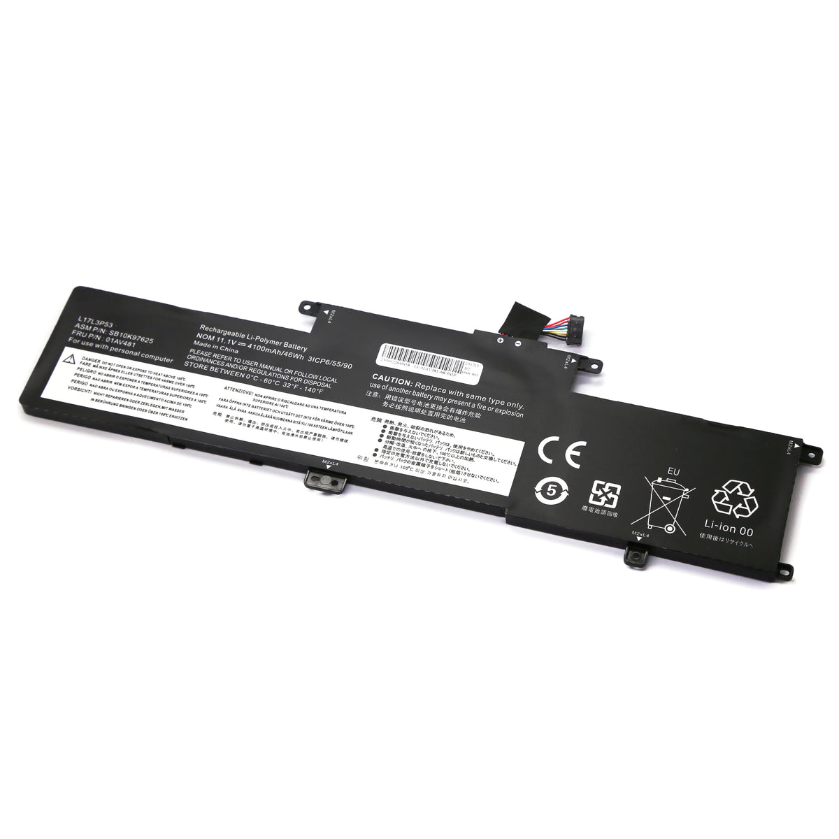 BATTERIE POUR PC PORTABLE LENOVO THINKPAD L380 YOGA / L390 YOGA / TP25 - 01AV481 - 11.1V 4100mAh