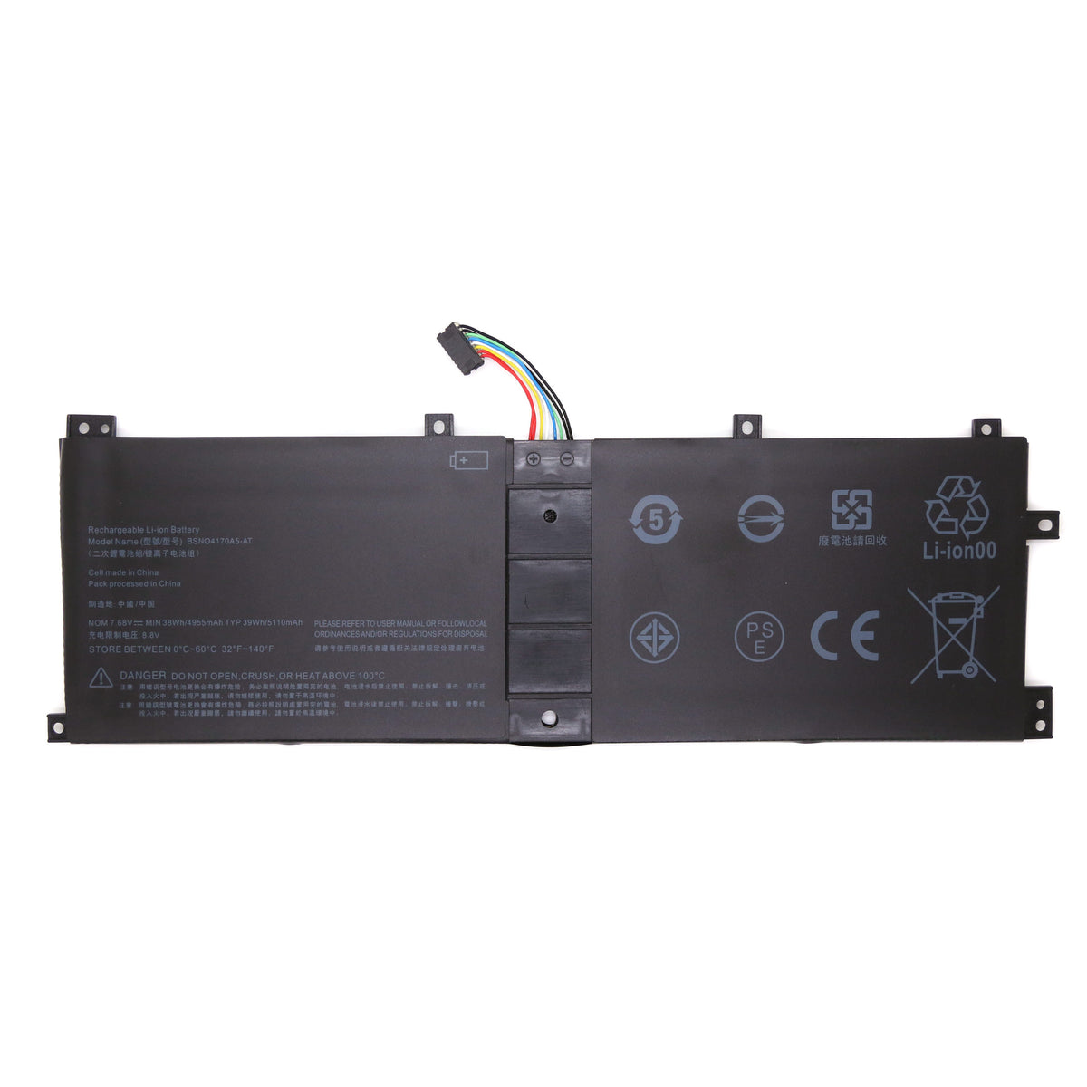 BATTERIE POUR PC PORTABLE LENOVO MIIX 510-12ISK / 510-12IKB - BSNO4170A5-AT - 7.68V 4955mAh-1