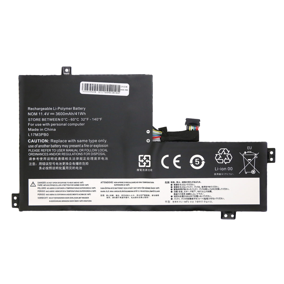 BATTERIE POUR PC PORTABLE LENOVO CHROMEBOOK S340-14 - L17M3PB0 - 11.4V 3600mAh - PLUSIEURS VERSIONS - VERSION A