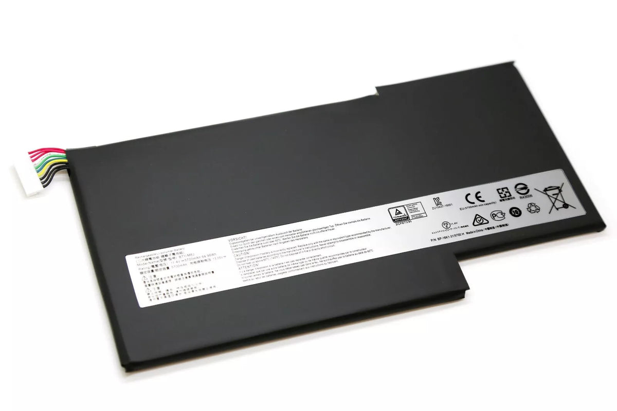 BATTERIE POUR PC PORTABLE MSI GS63 / GS63VR / GS73 - BTY-M6J / BTY-U6J - 11.4V 5700mAh