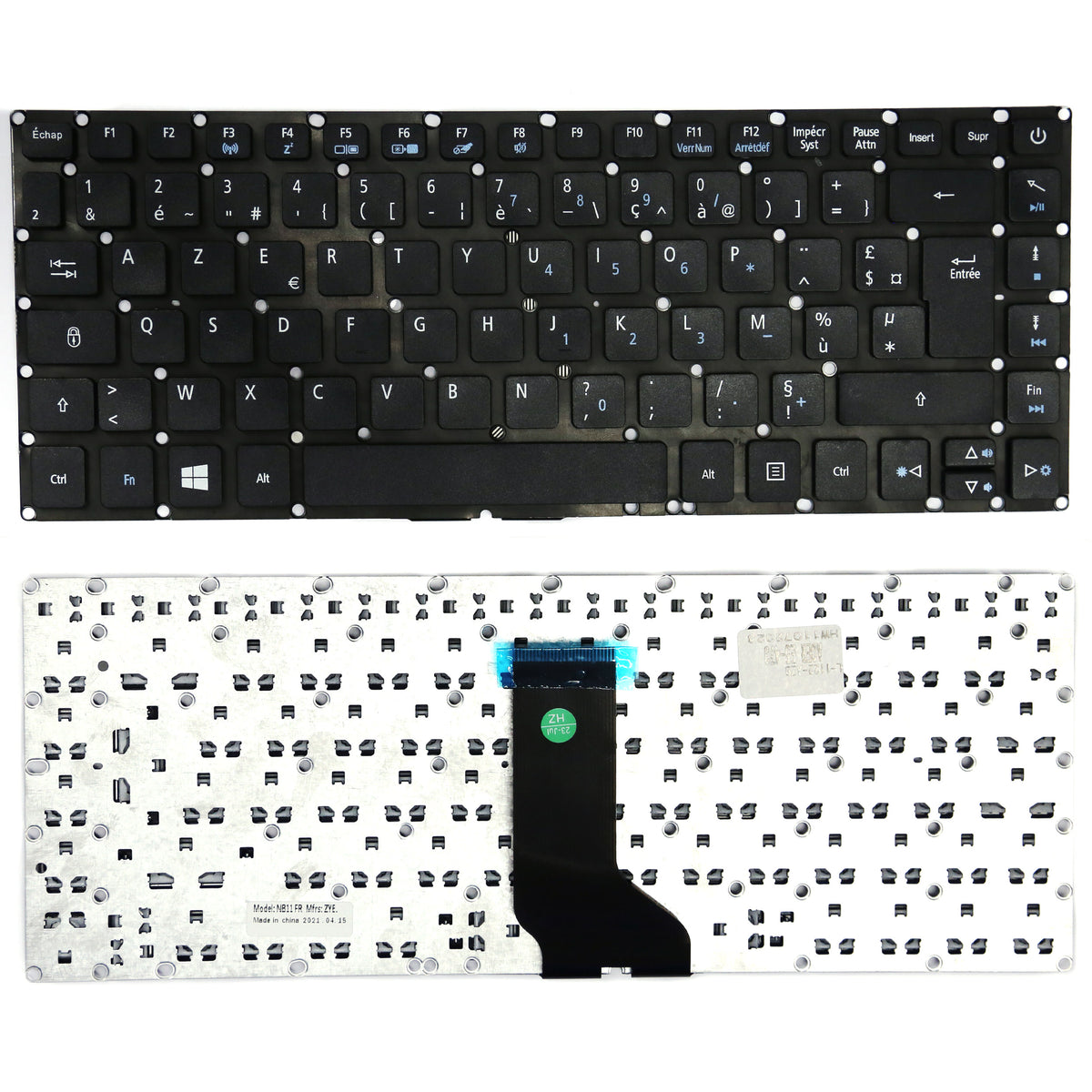 CLAVIER FRANÇAIS AZERTY POUR ACER ASPIRE E5-472 / E5-473 / E5-474 / E5-475 / E5-476-1