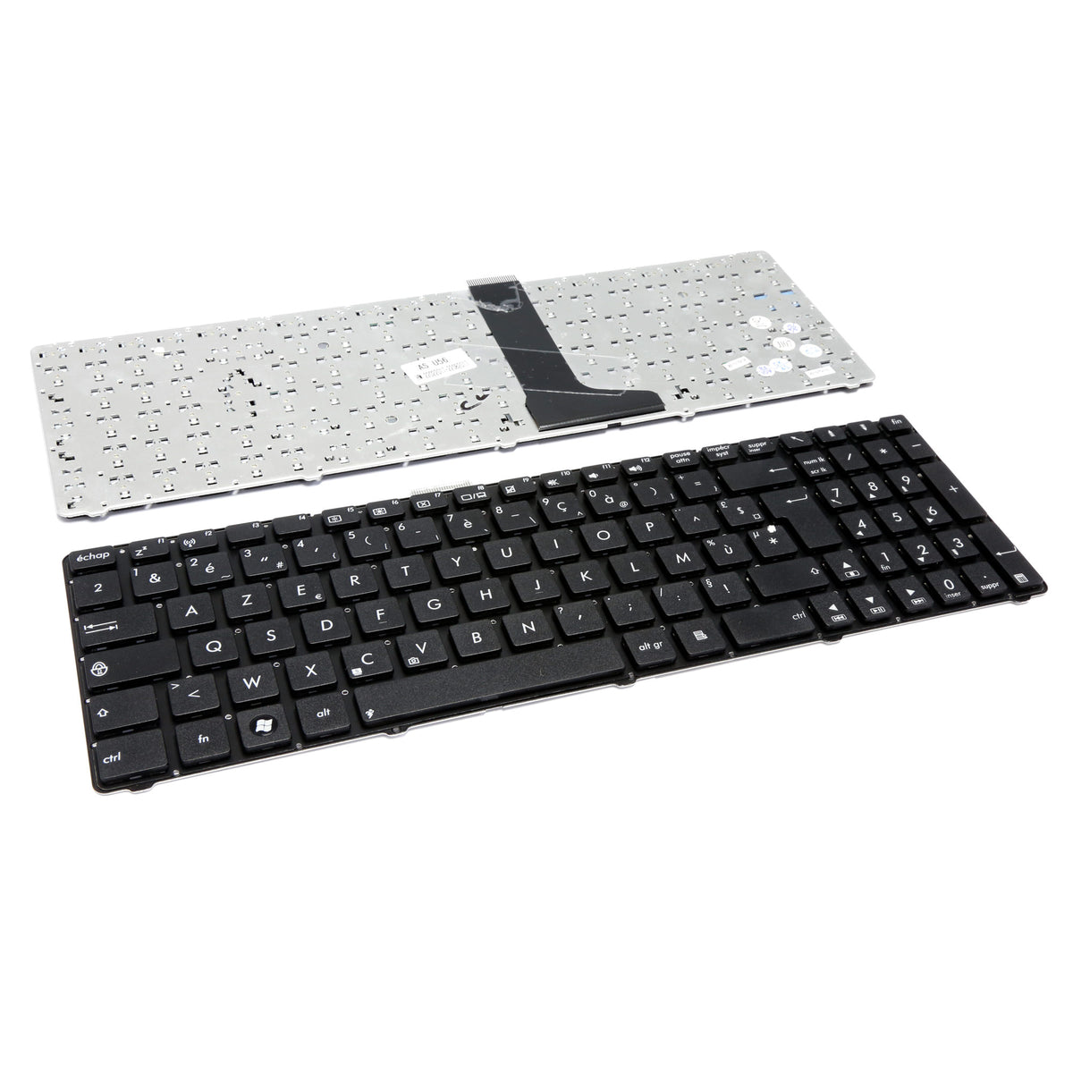 CLAVIER FRANÇAIS AZERTY POUR PC PORTABLE ASUS U52 / U52F / U52J / U52JC / U53F / U53J - 0KNB0-6615FR00