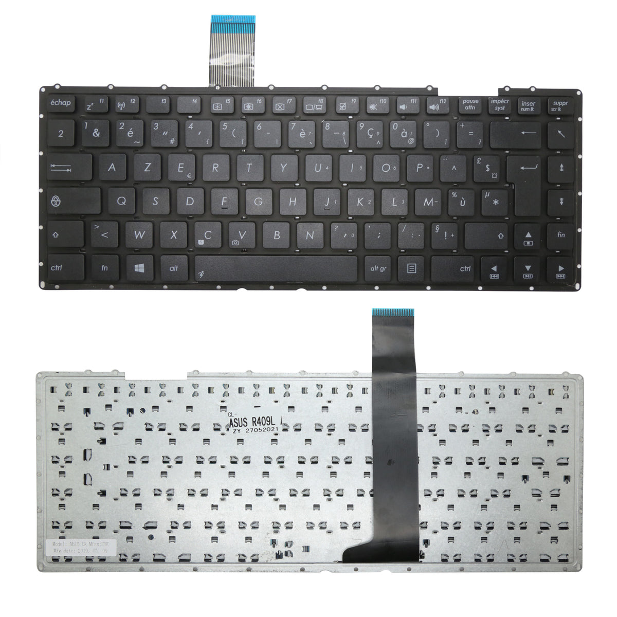 CLAVIER FRANÇAIS AZERTY POUR PC PORTABLE ASUS R409L / R409LA / R409LB / R409LC / R409LD / R409LN-1