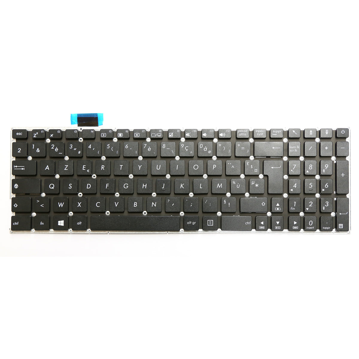 CLAVIER FRANÇAIS AZERTY POUR PC PORTABLE ASUS VIVOBOOK 15 X542U / X542UA / X542UF / X542UN / X542UQ-1