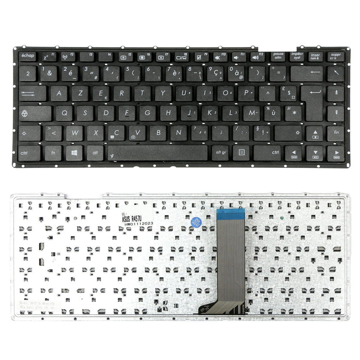 CLAVIER FRANÇAIS AZERTY POUR PC PORTABLE ASUS R457U / R457UA / R457UB / R457UF / R457UJ / R457UQ / R457U