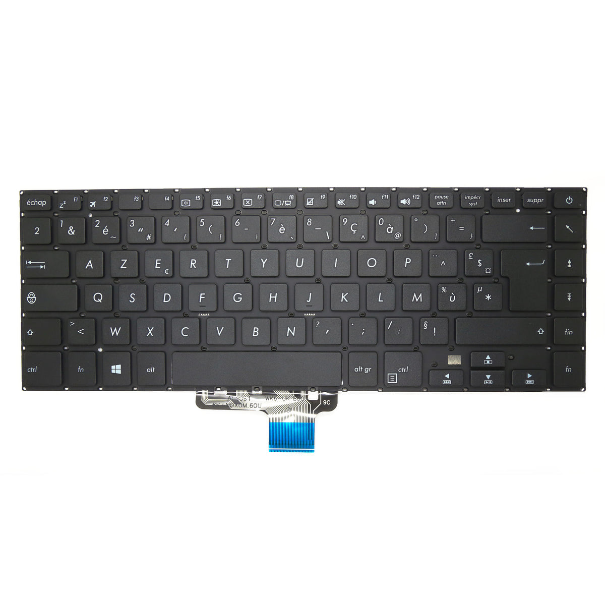 CLAVIER FRANÇAIS AZERTY POUR PC PORTABLE ASUS S510 / X510 / X510UQ / A510U / K510U / X510Q / X510U / X510UN / X510Q / X510QA-1