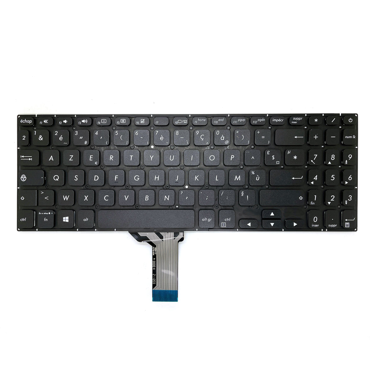 CLAVIER FRANÇAIS AZERTY POUR PC PORTABLE ASUS VIVOBOOK S15 S530 / X530 / X530FA / X530FN