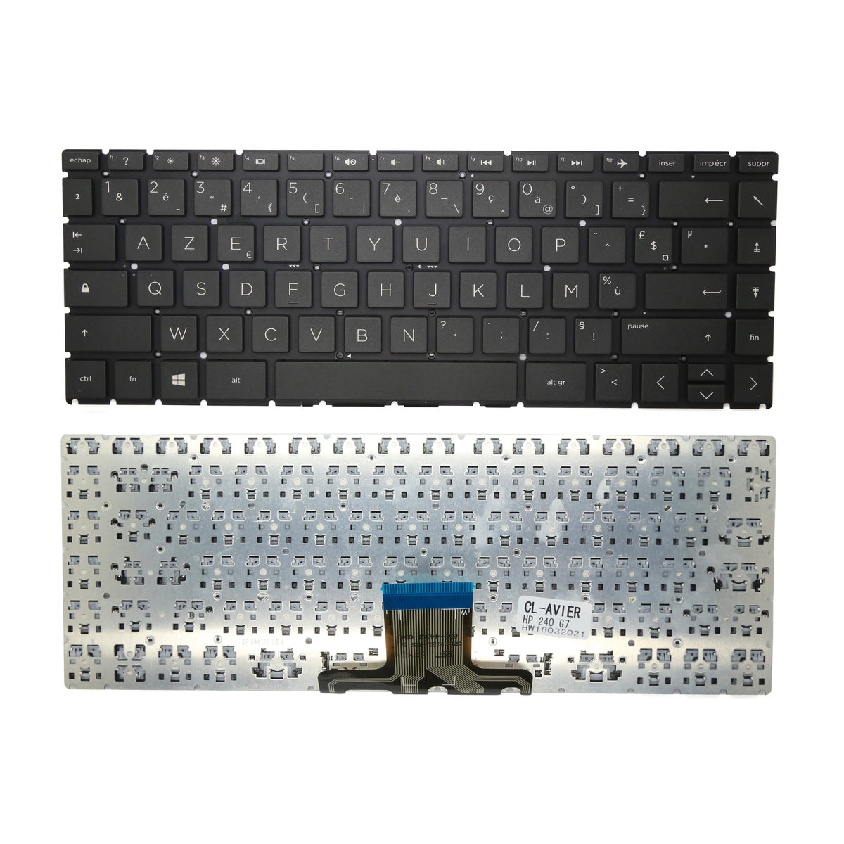 CLAVIER FRANÇAIS AZERTY POUR PC PORTABLE HP PAVILION X360 14-CD / 14-CE / 14-CM / 14-DA / 14-DK / 14-CK / 14-CC