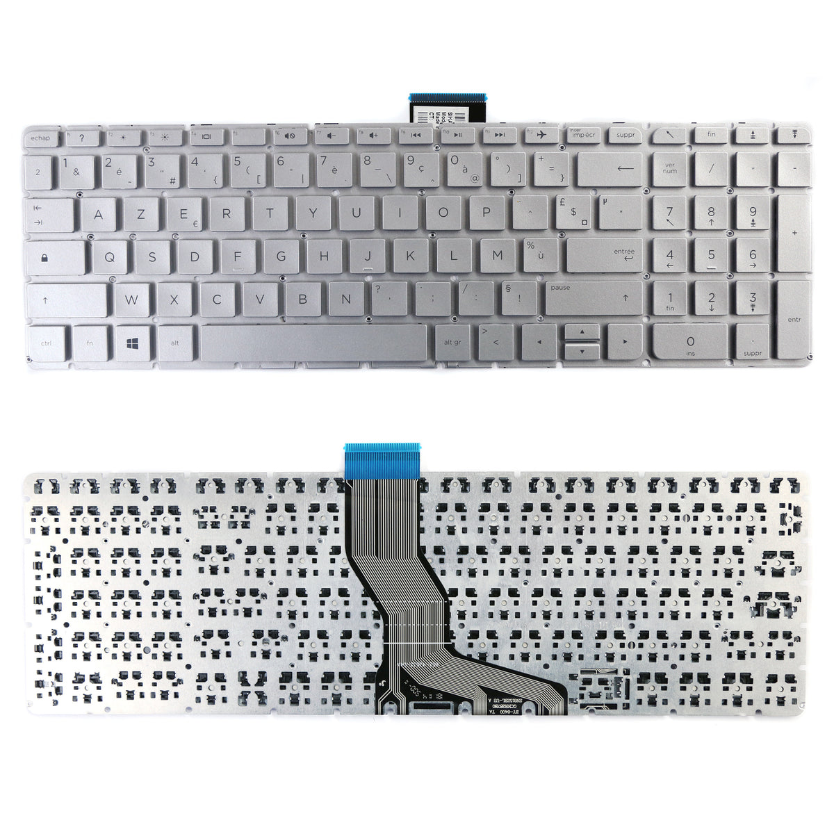 CLAVIER FRANÇAIS AZERTY POUR PC PORTABLE HP PAVILION 15-AH / 15-AK / 15-AQ / 15-AR / 15-AU / 15-AB - 843129-051-1