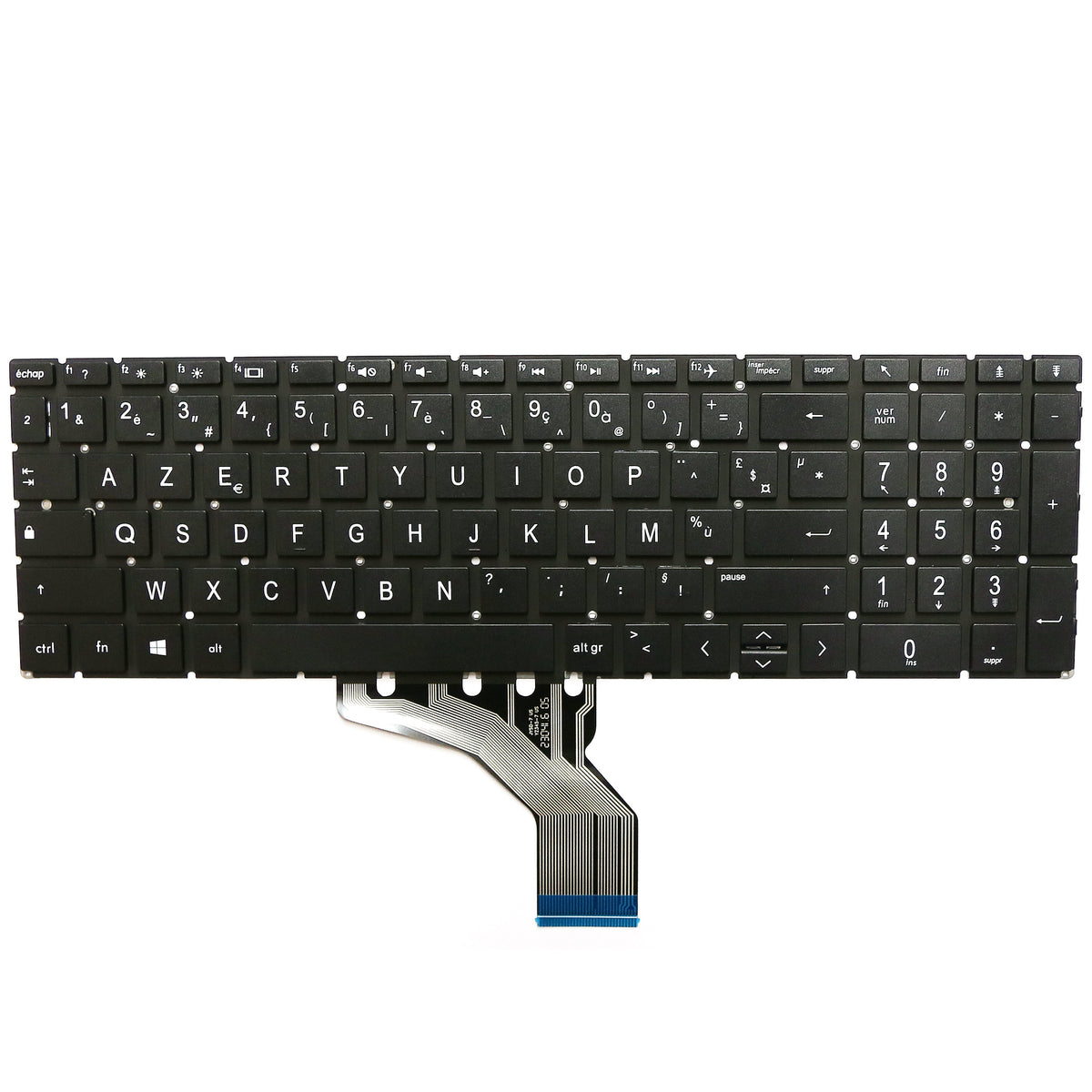 CLAVIER FRANÇAIS AZERTY POUR PC PORTABLE HP 15-CN / 15-CP / 15-DA / 15-DB / 15-DF / 15-DS